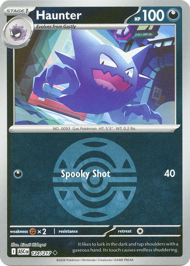 Haunter (124/217) (Dusk Ball) [Mega Evolution: Ascended Heroes]