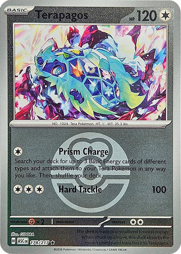 Terapagos (178/217) (Love Ball) [Mega Evolution: Ascended Heroes]