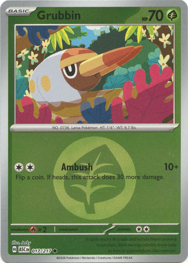 Grubbin (017/217) (Energy Symbol Pattern) [Mega Evolution: Ascended Heroes]