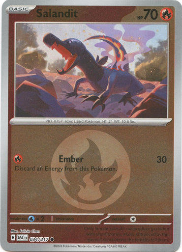 Salandit (034/217) (Energy Symbol Pattern) [Mega Evolution: Ascended Heroes]