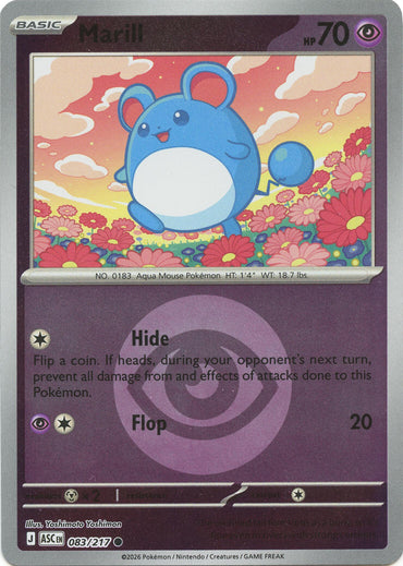 Marill (083/217) (Energy Symbol Pattern) [Mega Evolution: Ascended Heroes]