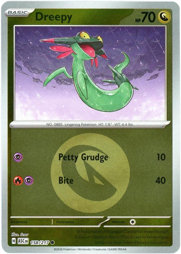 Dreepy (158/217) (Energy Symbol Pattern) [Mega Evolution: Ascended Heroes]
