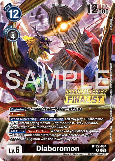 Diaboromon [BT22-064] (Regionals 26-27 Season 1 Finalist) [Cyber Eden]