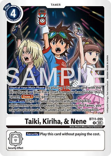Taiki, Kiriha, & Nene [BT11-095] [Advanced Booster Digimon Generation]