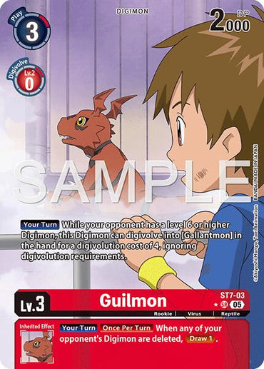 Guilmon [ST7-03] - ST7-03 (Alternate Art) [Advanced Booster Digimon Generation]