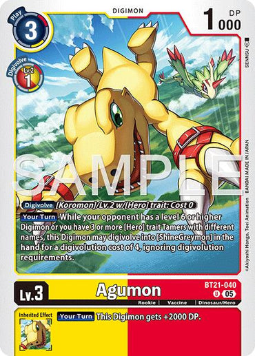 Agumon [BT21-040] [Advanced Booster Digimon Generation]