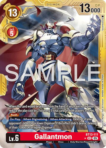 Gallantmon [BT13-111] (Alternate Art) [Advanced Booster Digimon Generation]