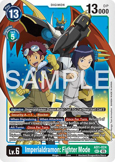 Imperialdramon: Fighter Mode [AD1-024] [Advanced Booster Digimon Generation]