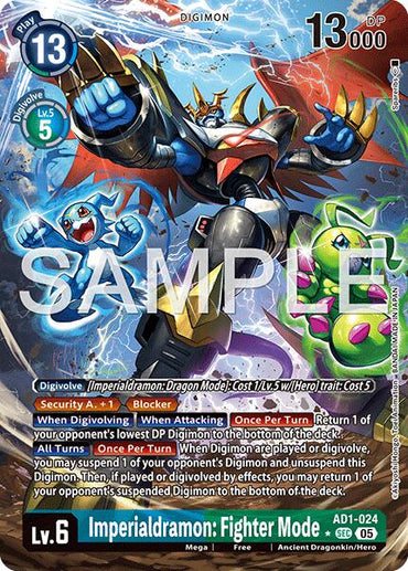 Imperialdramon: Fighter Mode [AD1-024] (Alternate Art) [Advanced Booster Digimon Generation]