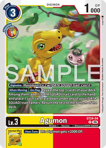 Agumon [ST24-04] [Starter Deck: Data Squad]