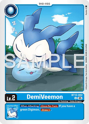 DemiVeemon [BT12-002] (Foil Reprint) [Advanced Booster Digimon Generation]