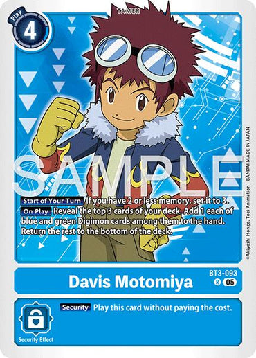 Davis Motomiya [BT3-093] (Reprint) [Advanced Booster Digimon Generation]