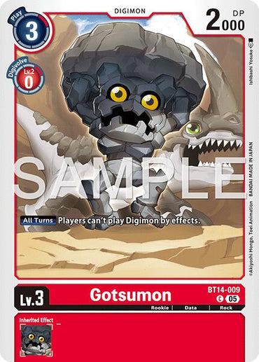 Gotsumon [BT14-009] (Foil Reprint) [Advanced Booster Digimon Generation]
