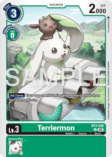 Terriermon [BT3-046] (Foil Reprint) [Advanced Booster Digimon Generation]
