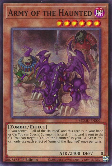 Army of the Haunted [MZMU-EN002] Super Rare