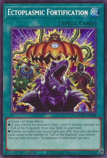 Ectoplasmic Fortification [MZMU-EN008] Secret Rare