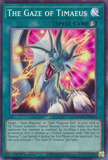 The Gaze of Timaeus (Collector's Rare) [MZMU-EN013] Collector's Rare