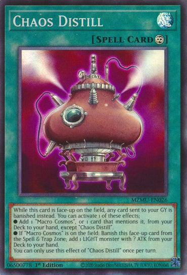 Chaos Distill [MZMU-EN026] Super Rare