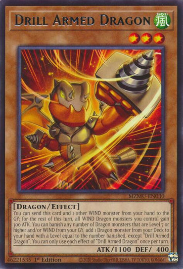 Drill Armed Dragon [MZMU-EN030] Rare