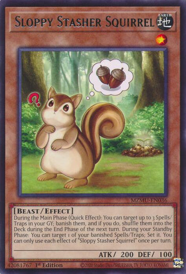 Sloppy Stasher Squirrel [MZMU-EN036] Rare