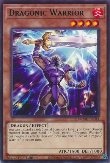 Dragonic Warrior [MZMU-EN043] Rare