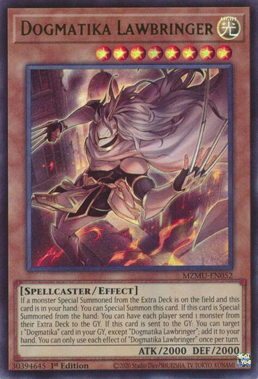 Dogmatika Lawbringer [MZMU-EN052] Ultra Rare