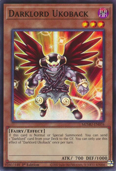 Darklord Ukoback [MZMU-EN076] Super Rare