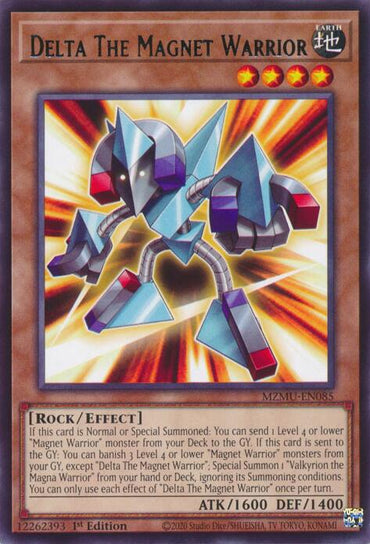 Delta The Magnet Warrior [MZMU-EN085] Rare
