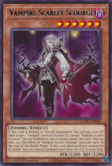 Vampire Scarlet Scourge [MZMU-EN086] Rare