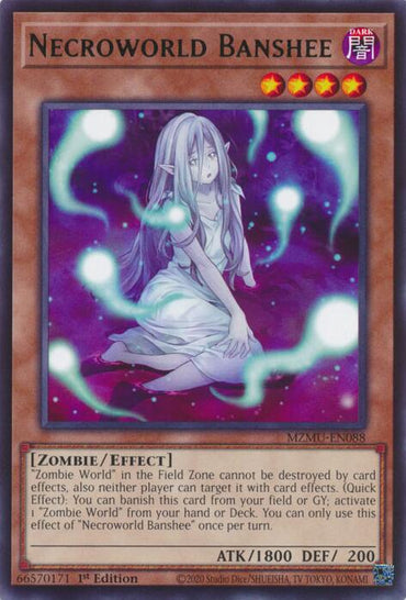 Necroworld Banshee [MZMU-EN088] Rare