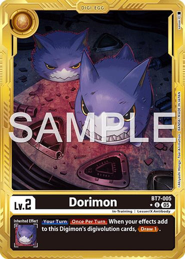 Dorimon [BT7-005] (Gold Border) [Advanced Booster Digimon Generation]