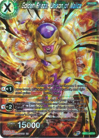 Golden Frieza, Unison of Malice (BT10-063) [Rise of the Unison Warrior 2da edición] 