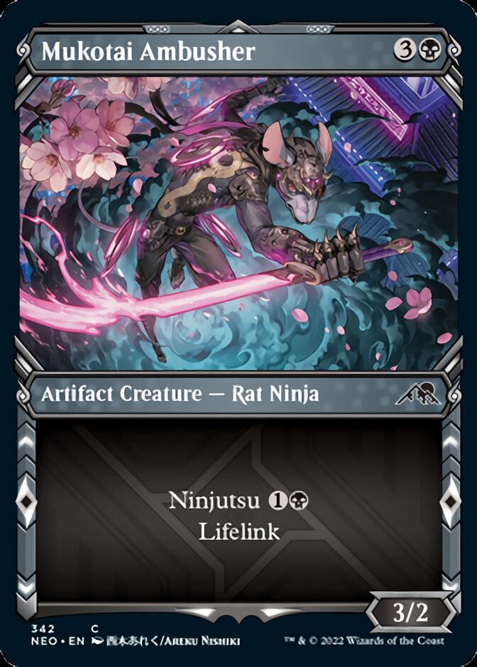 Mukotai Ambusher (Showcase Ninja) [Kamigawa: Dinastía de neón] 