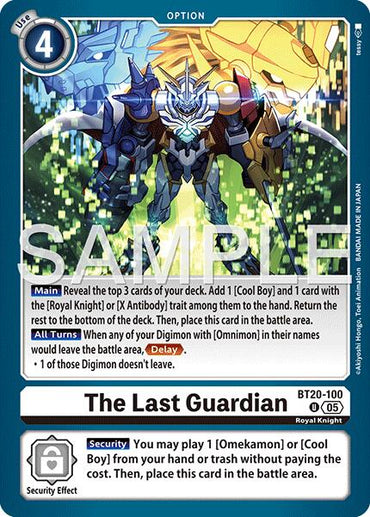 The Last Guardian [BT20-100] (Foil Reprint) [Advanced Booster Digimon Generation]
