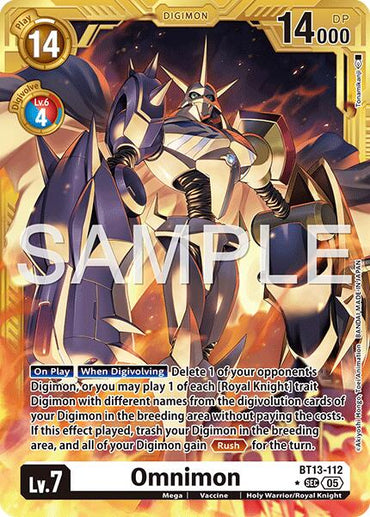 Omnimon [BT13-112] (Gold Border) [Advanced Booster Digimon Generation]