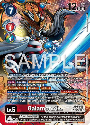 Gaiamon ACE [AD1-005] (Alternate Art) [Advanced Booster Digimon Generation]