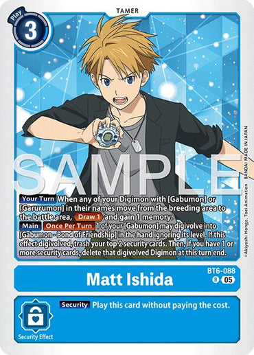 Matt Ishida [BT6-088] (Reprint) [Advanced Booster Digimon Generation]