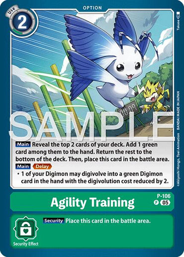 Agility Training [P-106] (Reprint) [Advanced Booster Digimon Generation]