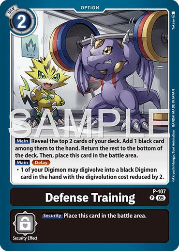 Defense Training [P-107] (Reprint) [Advanced Booster Digimon Generation]