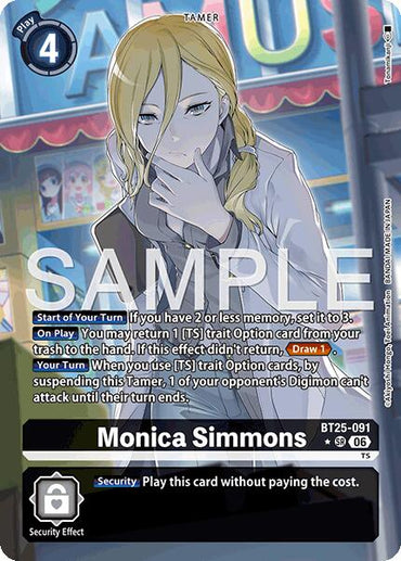Monica Simmons [BT25-091] (Alternate Art) [Dual Revolution]