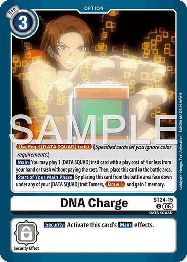 DNA Charge [ST24-15] [Starter Deck: Data Squad]