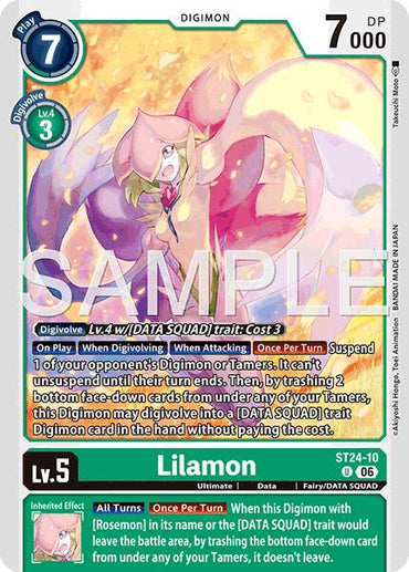 Lilamon [ST24-10] [Starter Deck: Data Squad]