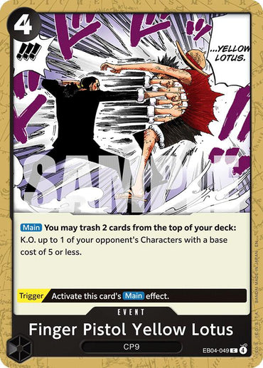 Finger Pistol Yellow Lotus [Adventure on Kami's Island]