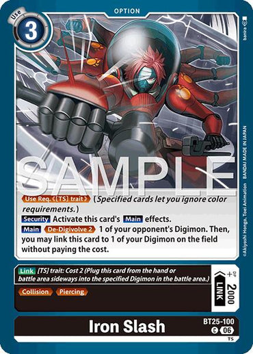 Iron Slash [BT25-100] [Dual Revolution]