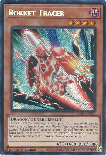 Rokket Tracer (Secret Rare) [RA05-EN015] Secret Rare