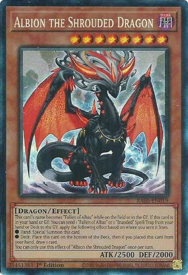 Albion the Shrouded Dragon (Collector's Rare) [RA05-EN019] Collector's Rare