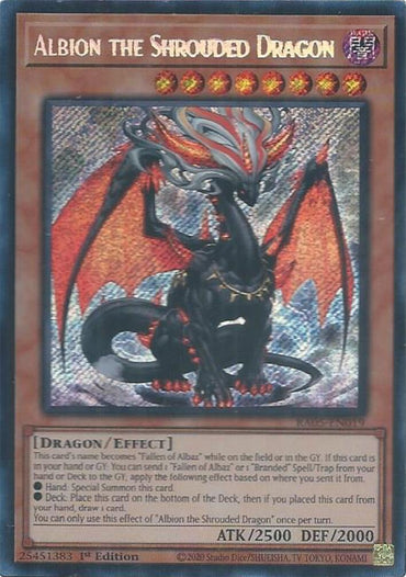 Albion the Shrouded Dragon (Secret Rare) [RA05-EN019] Secret Rare