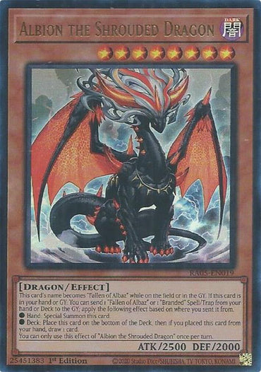 Albion the Shrouded Dragon (Ultra Rare) [RA05-EN019] Ultra Rare