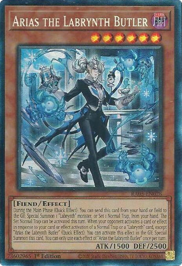 Arias the Labrynth Butler (Collector's Rare) [RA05-EN028] Collector's Rare