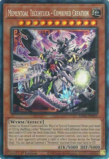 Mementoal Tecuhtlica - Combined Creation (Collector's Rare) [RA05-EN029] Collector's Rare